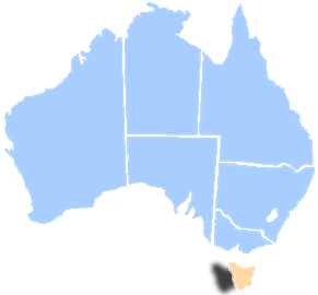 Map of Tasmania