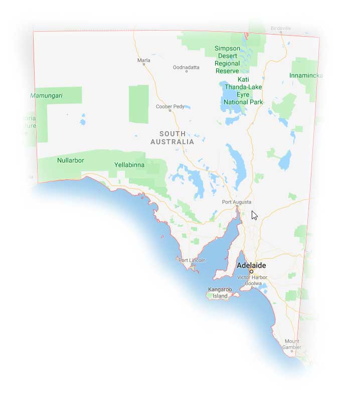 South Australia Map